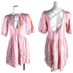 Lemlem X H&M Linen Dress SZ XS